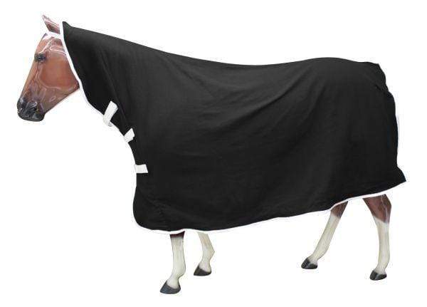 Showman Contoured Polar Fleece Horse Cooler With Velcro Front