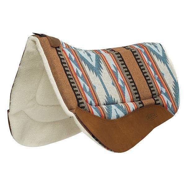 Weaver Leather All Purpose Contoured Saddle Pad - Teal/Green