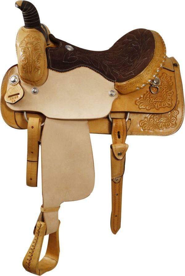 Circle S 16 Fully Tooled Roping Saddle